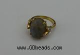 NGR2075 10*15mm faceted oval labradorite gemstone rings