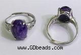 NGR3027 925 sterling silver with 10*14mm oval charoite rings