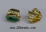 NGR377 15*20mm - 20*25mm freeform druzy agate rings wholesale