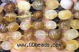 NUGG161 15 inches 10*12mm - 13*18mm nuggets quartz beads