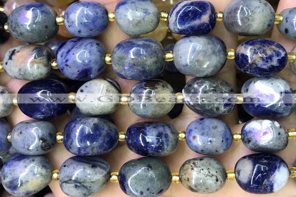 NUGG172 15 inches 10*12mm - 13*18mm nuggets sodalite beads