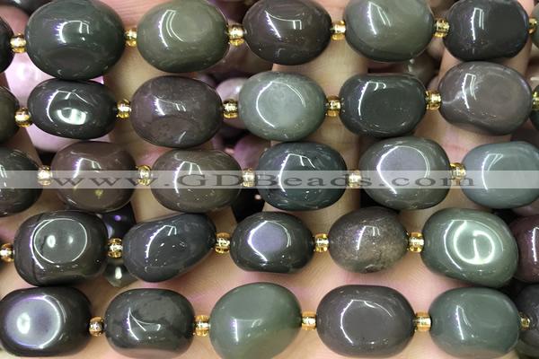 NUGG173 15 inches 10*12mm - 13*18mm nuggets jasper beads