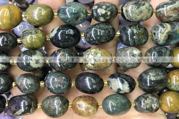 NUGG174 15 inches 10*12mm - 13*18mm nuggets ocean agate beads