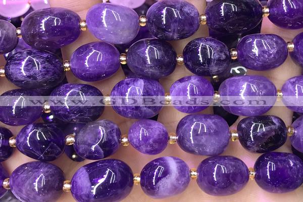 NUGG175 15 inches 10*12mm - 13*18mm nuggets amethyst beads