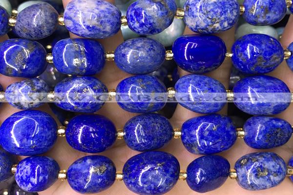 NUGG176 15 inches 10*12mm - 13*18mm nuggets lapis lazuli beads