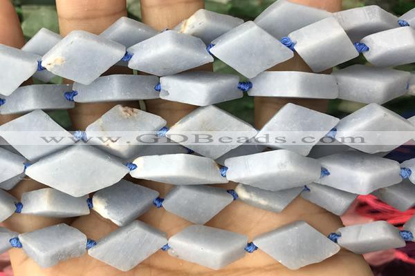 NUGG90 15 inches 12*18mm - 13*20mm freeform blue angel skin beads