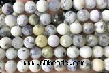 OPAL12 15 inches 10mm faceted white opal beads