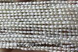 PEAR03 14 inches 2.5mm – 3mm white freshwater pearl beads