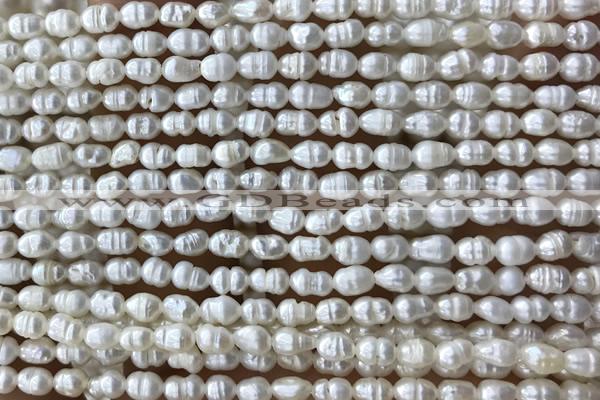 PEAR04 14 inches 3mm – 3.5mm white freshwater pearl beads