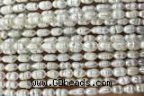 PEAR08 14 inches 4.5mm – 5mm white freshwater pearl beads