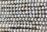 PEAR18 14 inches 5mm – 6mm white freshwater pearl beads