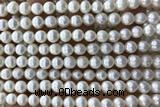 PEAR19 14 inches 7mm – 8mm white freshwater pearl beads