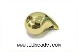 PEND20 15*25mm copper pendant gold plated