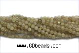 QUAR20 15 inches 6mm round golden rutilated quartz gemstone beads