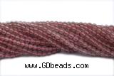 QUAR31 15 inches 6mm round strawberry quartz gemstone beads