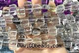 QUAR50 14 inches 13*18mm dyed crackle quartz beads