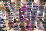 QUAR58 14 inches 13*18mm dyed crackle quartz beads