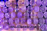 ROND152 14 inches 8*12mm faceted rondelle ametrine gemstone beads