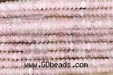 ROND167 15 inches 2*4mm rondelle rose quartz gemstone beads