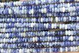 ROND170 15 inches 2*4mm rondelle blue spot stone gemstone beads