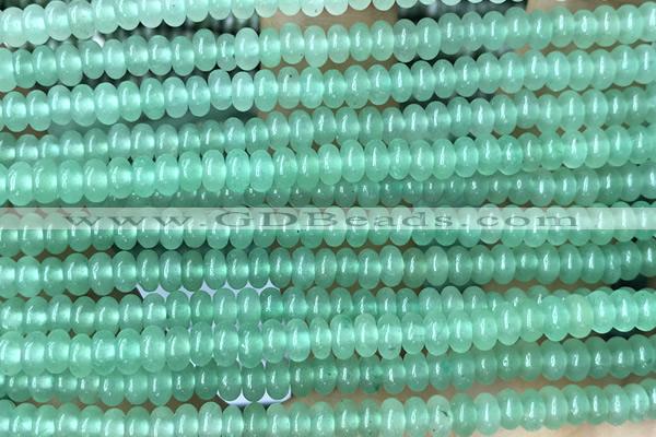 ROND189 15 inches 2*4mm rondelle aventurine jade gemstone beads