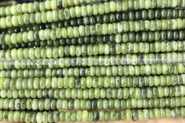 ROND191 15 inches 2*4mm rondelle jade gemstone beads