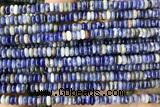 ROND197 15 inches 2*4mm rondelle blue spot stone gemstone beads