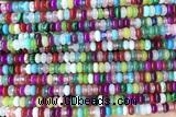 ROND198 15 inches 2*4mm rondelle mixed gemstone beads