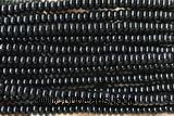 ROND201 15 inches 2*4mm rondelle black onyx gemstone beads