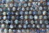 ROND219 15 inches 6*8mm faceted rondelle kyanite gemstone beads