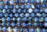 ROND220 15 inches 6*8mm faceted rondelle jade gemstone beads