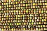 SEAS07 15 inches 4mm round dyed imperial jasper beads