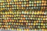 SEAS08 15 inches 4mm round dyed imperial jasper beads