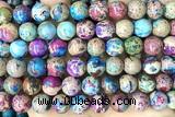 SEAS118 15 inches 10mm round dyed imperial jasper beads