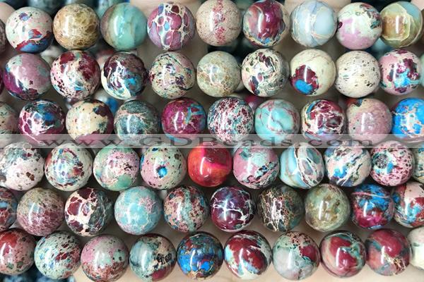 SEAS119 15 inches 10mm round dyed imperial jasper beads