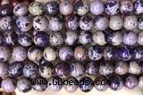 SEAS124 15 inches 10mm round dyed imperial jasper beads