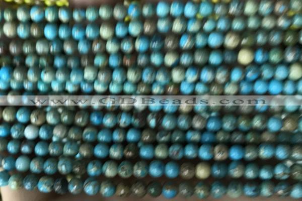 SEAS14 15 inches 4mm round dyed imperial jasper beads