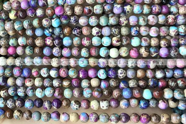 SEAS22 15 inches 4mm round dyed imperial jasper beads