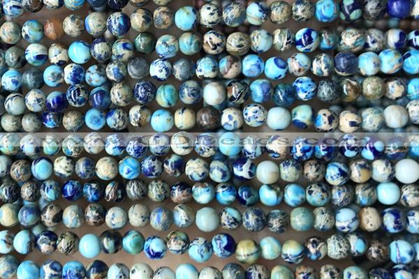 SEAS28 15 inches 4mm round dyed imperial jasper beads