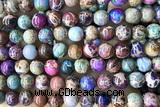 SEAS82 15 inches 8mm round dyed imperial jasper beads