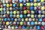 SEAS87 15 inches 8mm round dyed imperial jasper beads