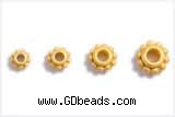 Silv31 3.5mm, 4mm, 4.8mm, 5.7mm 925 Sterling Silver Spacer Matte Beads plated