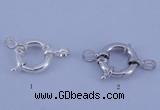 SSC202 5pcs 12mm 925 sterling silver spring rings clasps