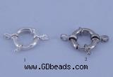 SSC203 5pcs 13.5mm 925 sterling silver spring rings clasps