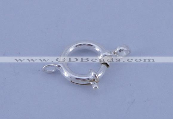 SSC207 5pcs 12.5mm 925 sterling silver spring rings clasps