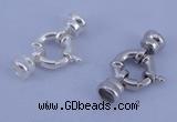 SSC213 5pcs 12mm sterling silver spring rings clasps