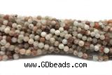 SUNS15 15 inches 6mm round golden sunstone gemstone beads