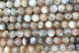 SUNS21 15 inches 8mm round sunstone gemstone beads