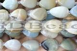 TEAR07 15 inches 13*18mm flat teardrop amazonite gemstone beads