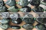 TEAR32 15 inches 13*18mm flat teardrop kambaba jasper beads